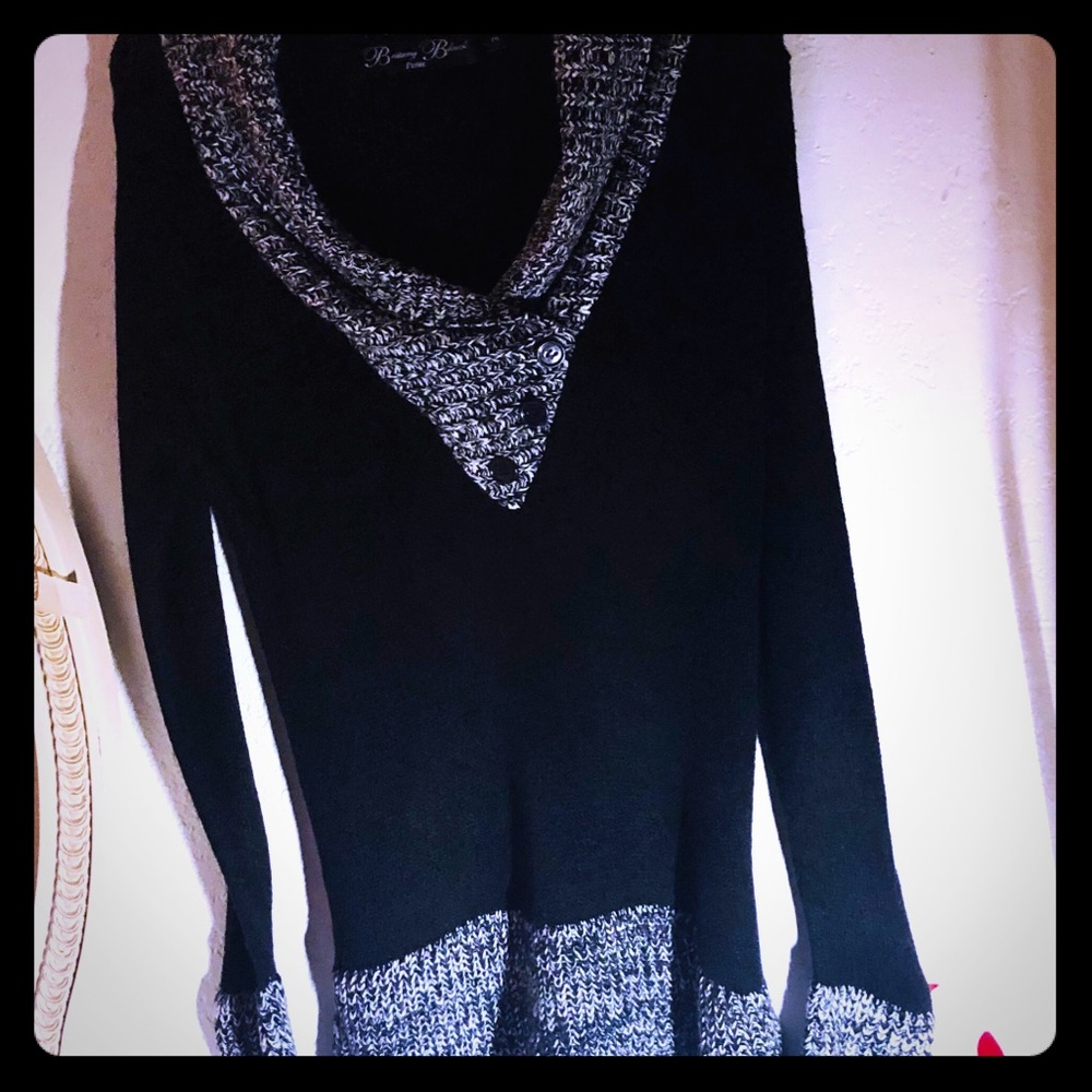 BRITTANY BLACK - Womens Long Sleeve Sweater